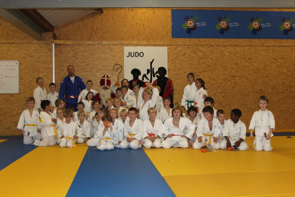 Sinterklaas in de judoclub