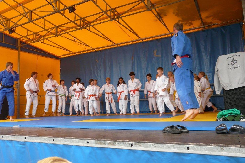 Demo judoclub in Herzele