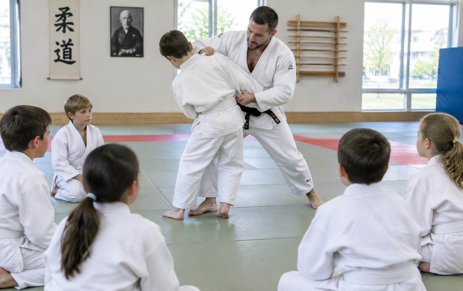 Training bij Judoclub Herzele